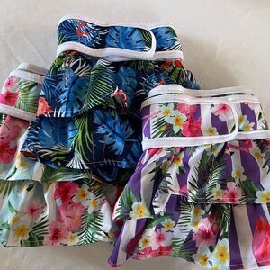 Reusable Dog Diapers Female, 3 Pack Washable